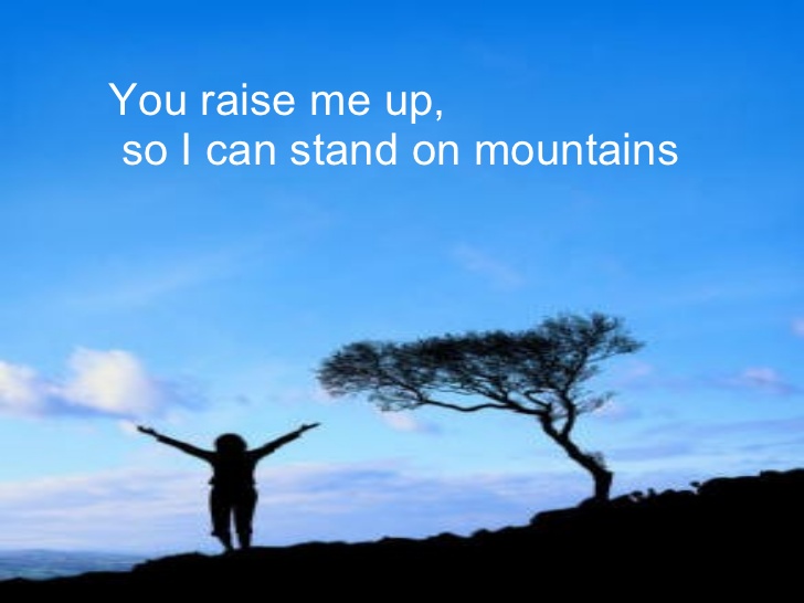 you raise me up so i can stand the mountain mp3